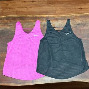 Nike Women’s Mesh Tank 2 Pack — Hot Pink & Black